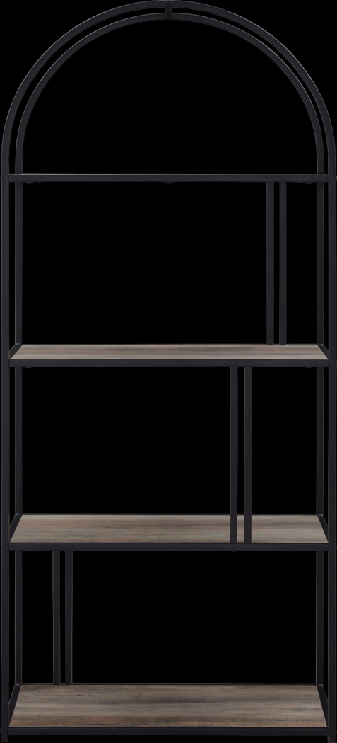 Burlywood Gray Bookcase - Thumbnail - Image 3
