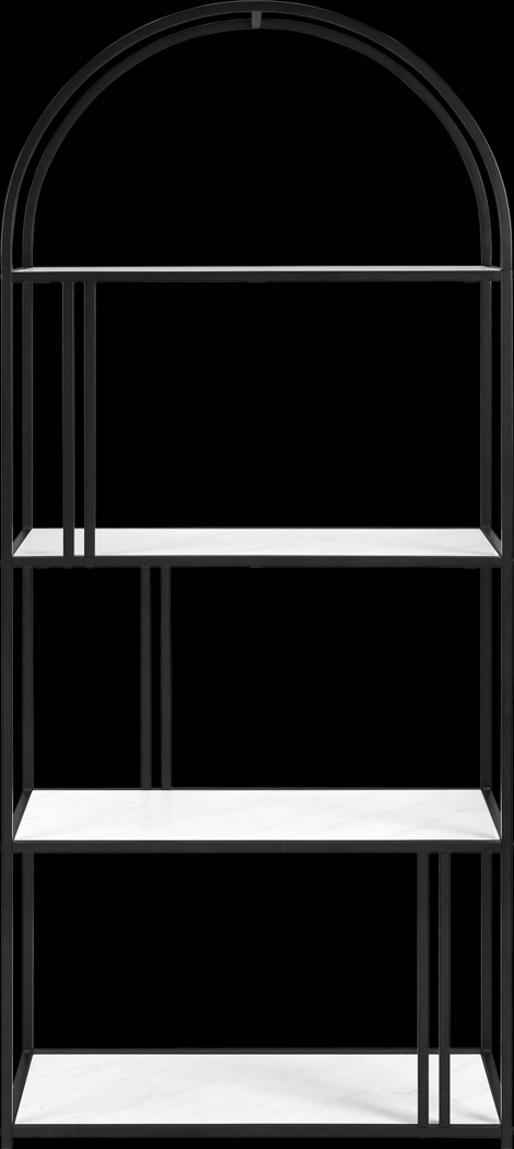 Burlywood White Bookcase - Thumbnail - Image 3