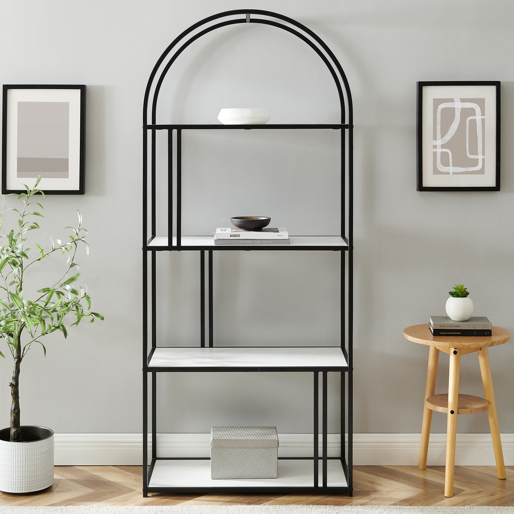 Burlywood White Bookcase - Thumbnail - Image 5
