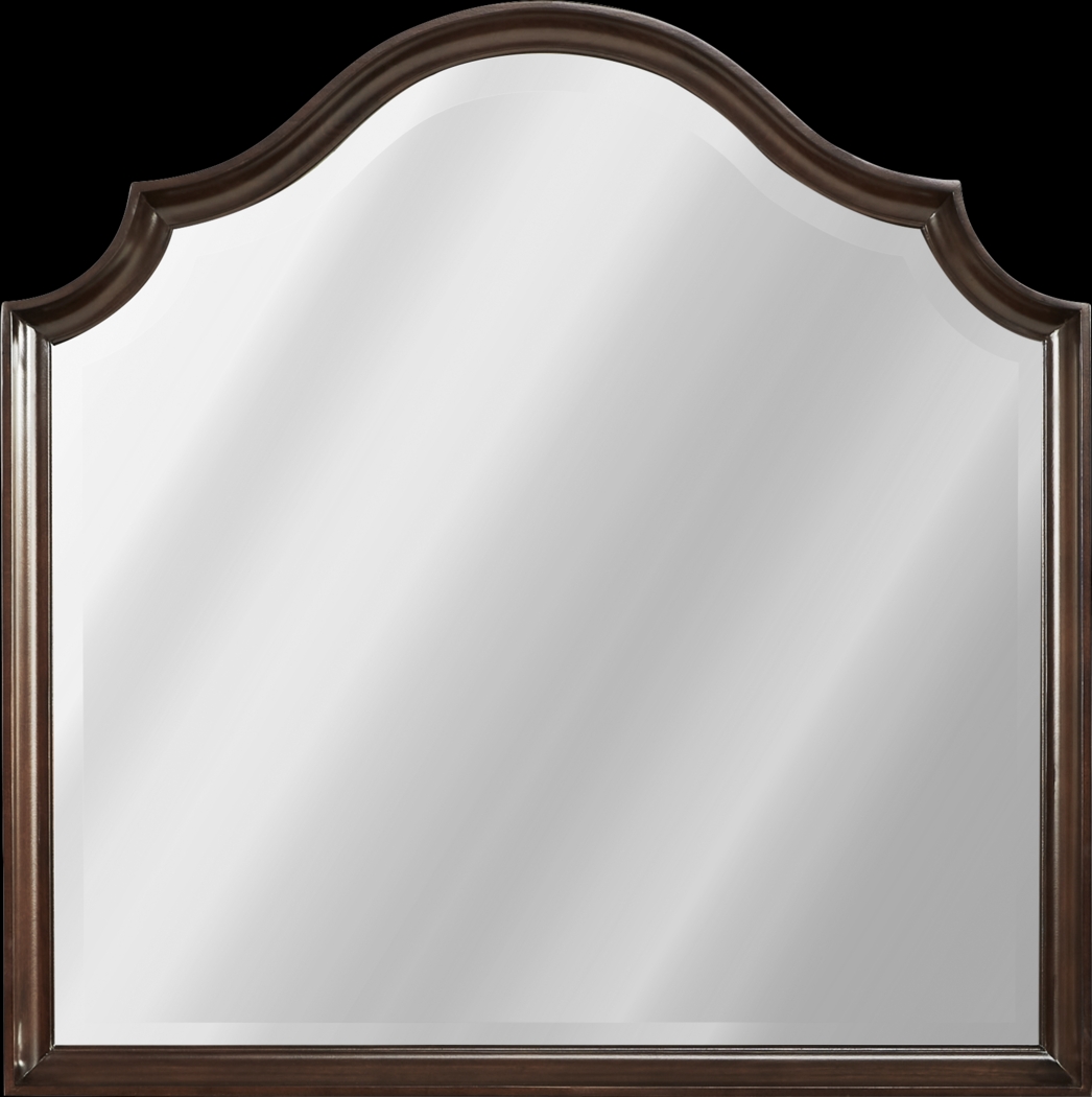 Burnette Brown Cherry 7 Pc King Bedroom - Thumbnail - Image 9