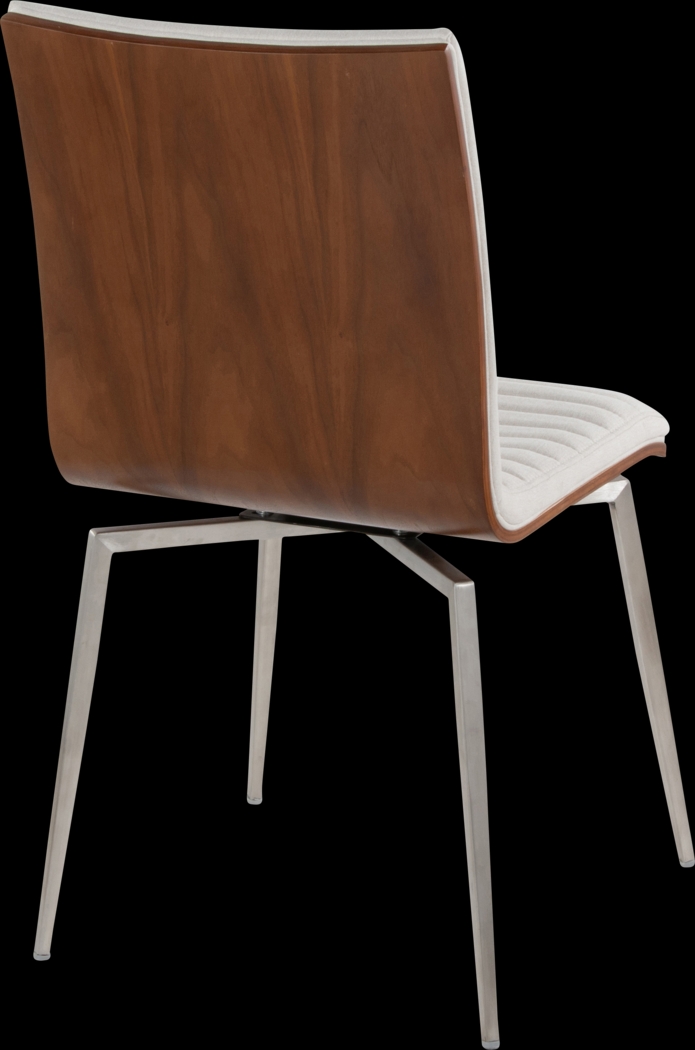 Burnsfield Cream Swivel Side Chair, Set of 2 - Thumbnail - Image 6