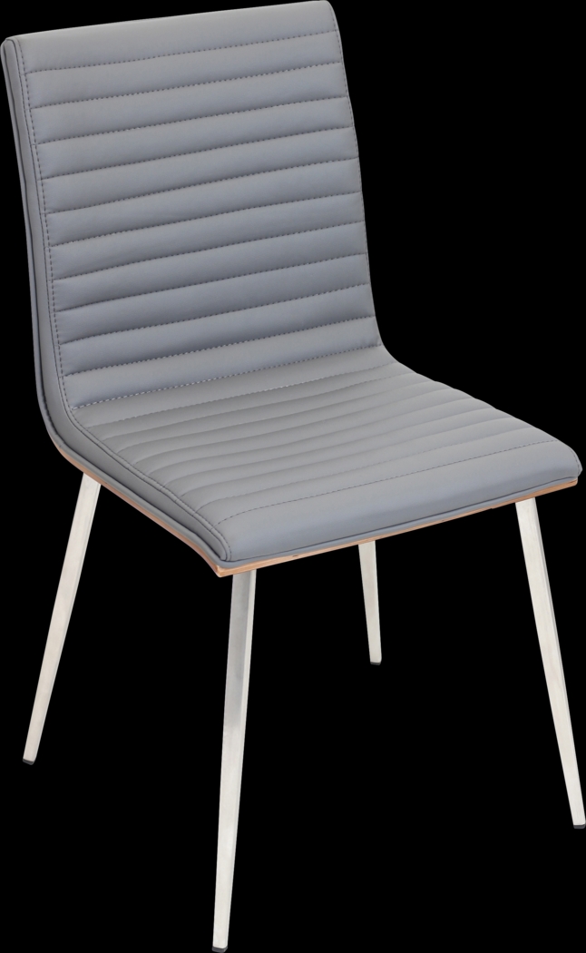 Burnsfield Gray Swivel Side Chair, Set of 2 - Thumbnail - Image 3