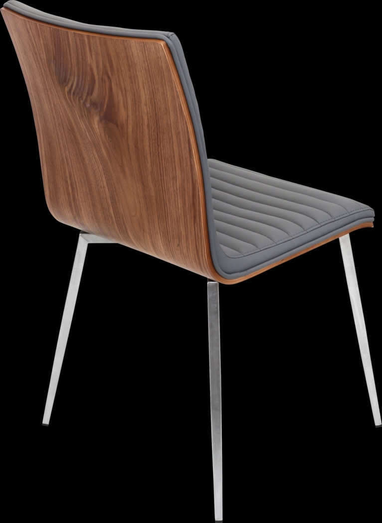 Burnsfield Gray Swivel Side Chair, Set of 2 - Thumbnail - Image 5