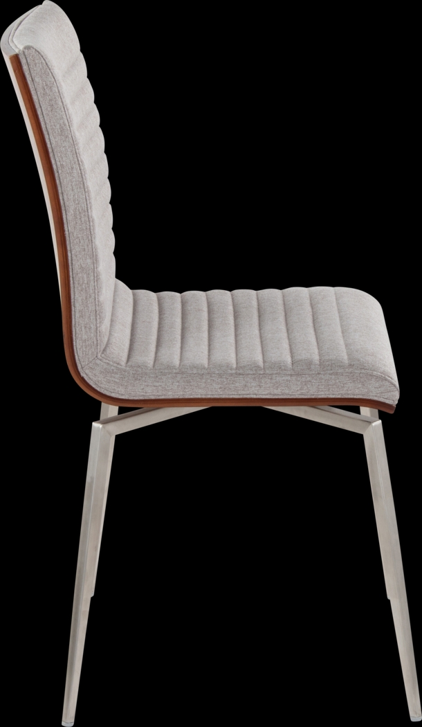 Burnsfield Light Gray Swivel Side Chair, Set of 2 - Thumbnail - Image 5