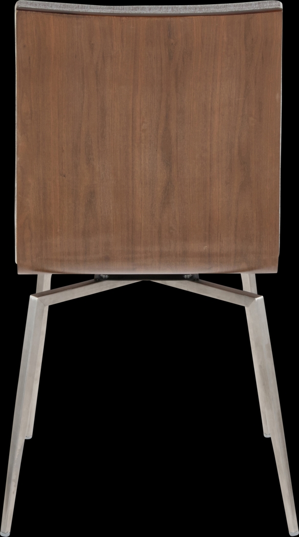 Burnsfield Light Gray Swivel Side Chair, Set of 2 - Thumbnail - Image 7