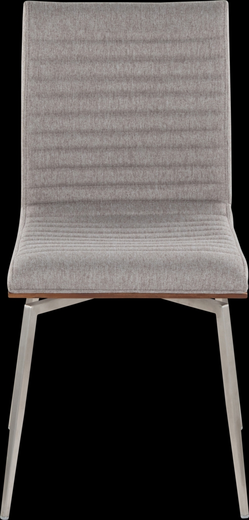 Burnsfield Light Gray Swivel Side Chair, Set of 2 - Thumbnail - Image 8