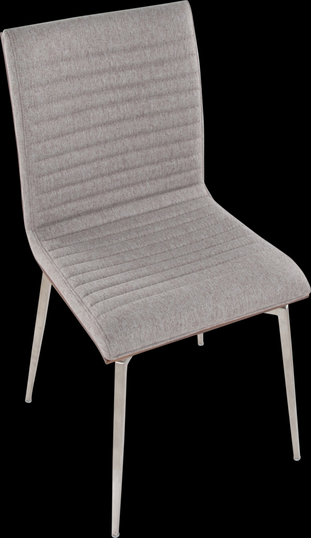 Burnsfield Light Gray Swivel Side Chair, Set of 2 - Thumbnail - Image 9