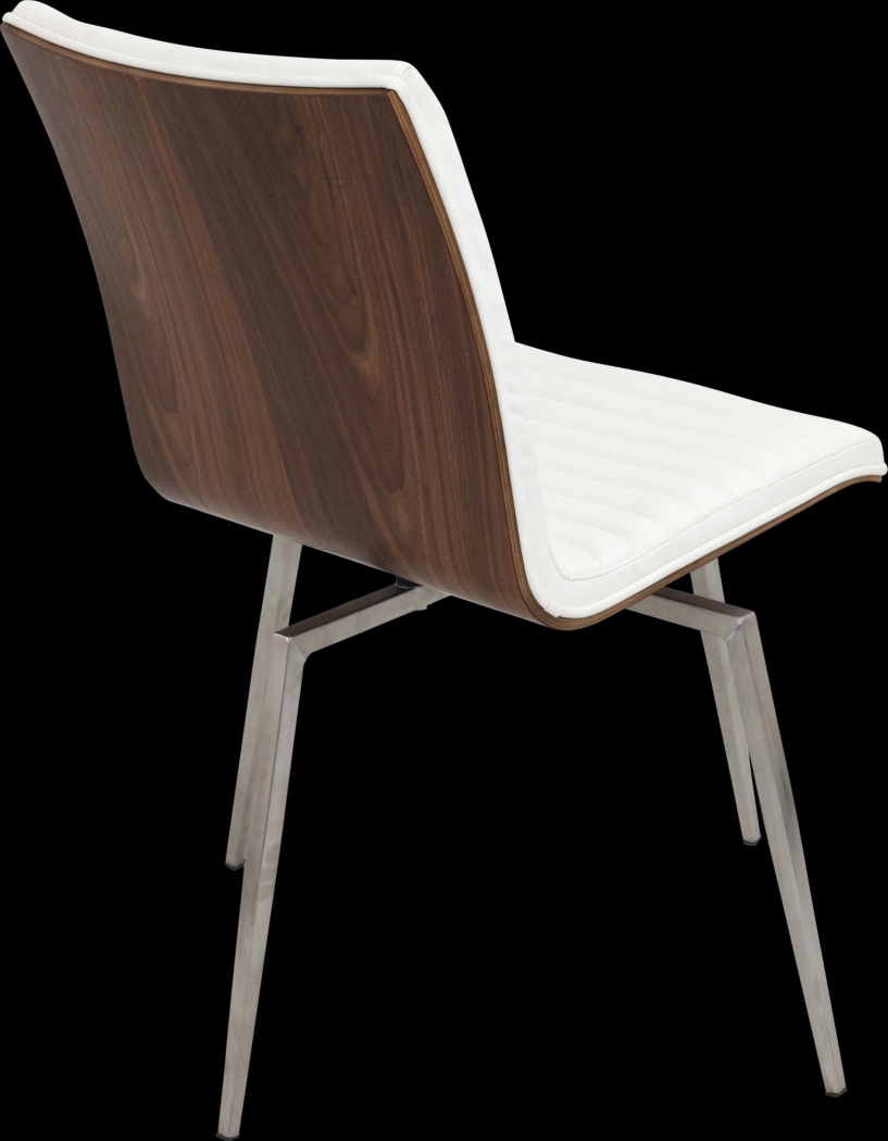 Burnsfield White Swivel Side Chair, Set of 2 - Thumbnail - Image 5