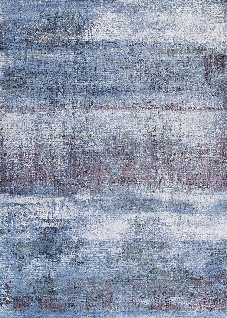 Burnstead Dark Blue 5'3 x 7'6 Rug - Thumbnail - Image 1