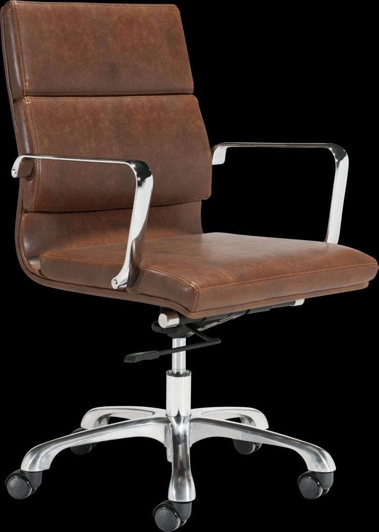 Burnty Brown Office Chair - Thumbnail - Image 1