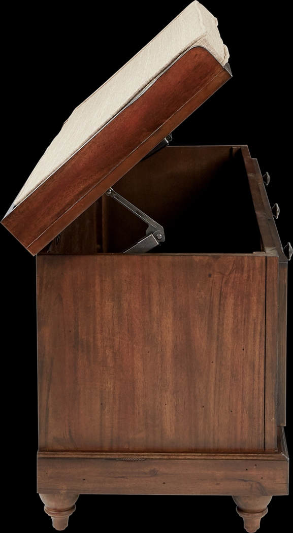 Burrard Brown Storage Bench - Thumbnail - Image 8