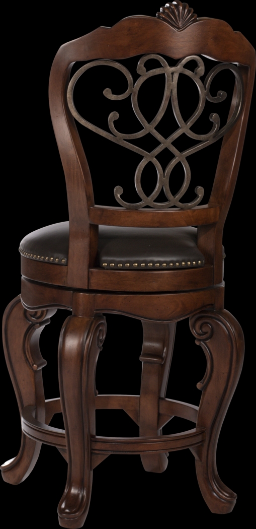 Burrell Brown Counter Height Stool - Thumbnail - Image 4