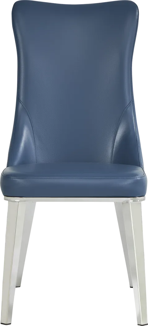 Burrette Blue Side Chair - Thumbnail - Image 2