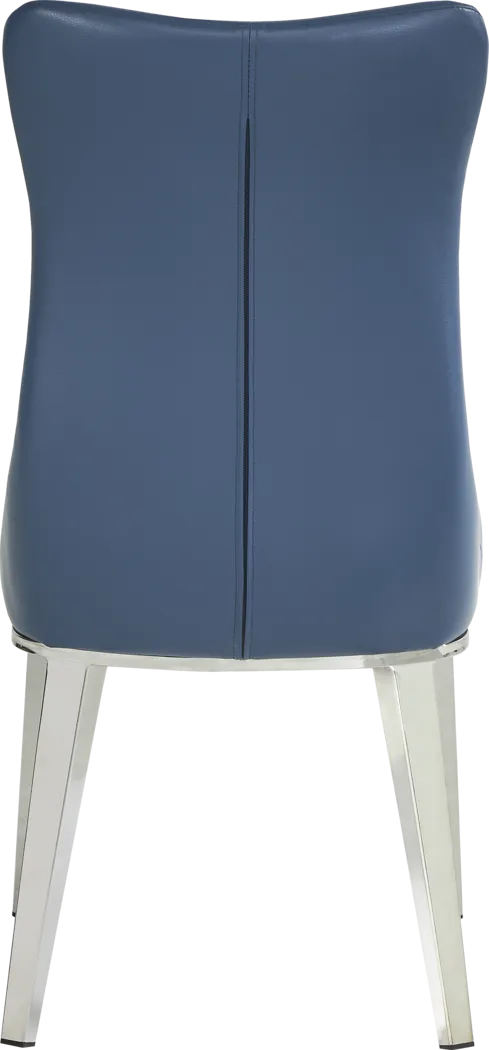 Burrette Blue Side Chair - Thumbnail - Image 3