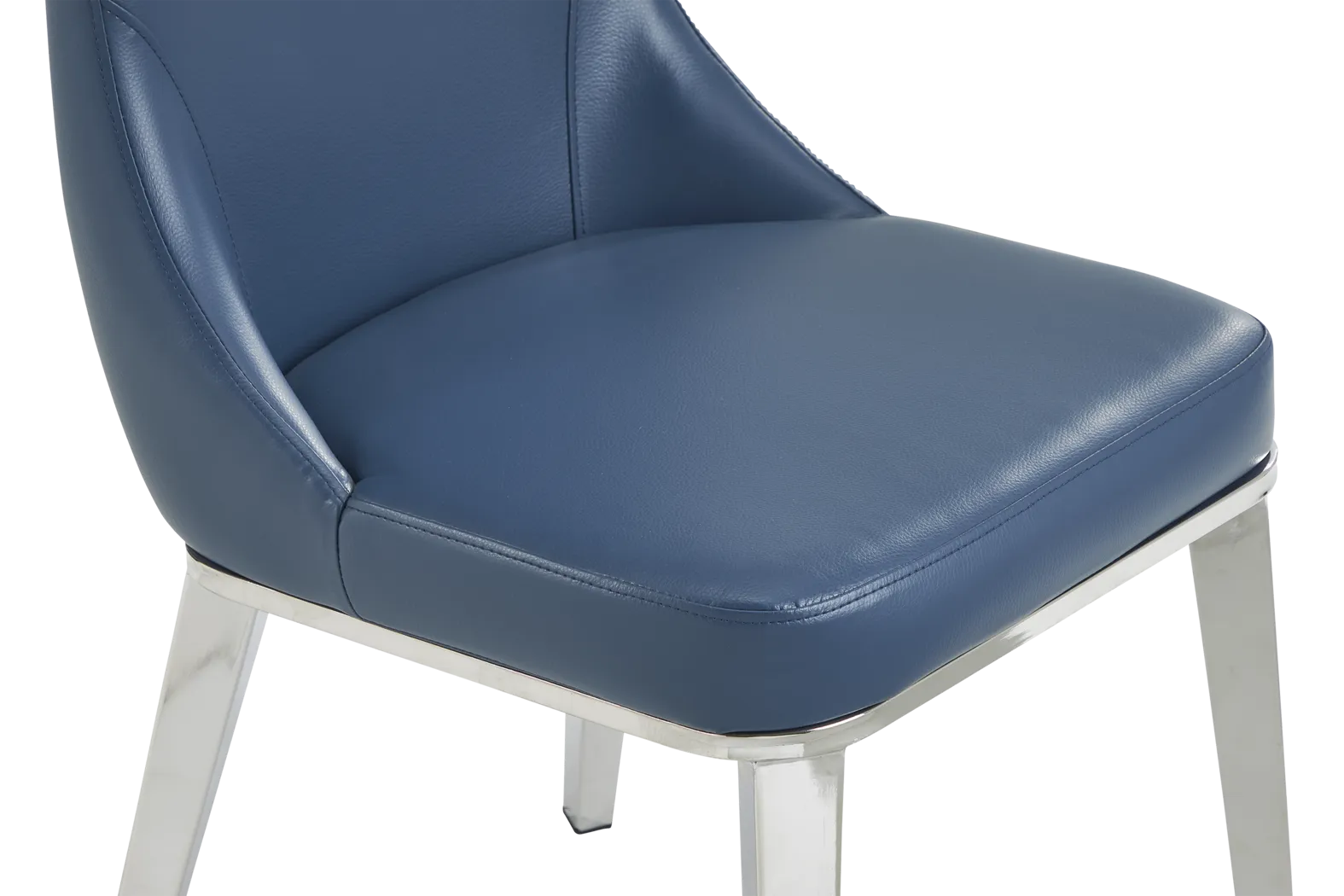 Burrette Blue Side Chair - Thumbnail - Image 4