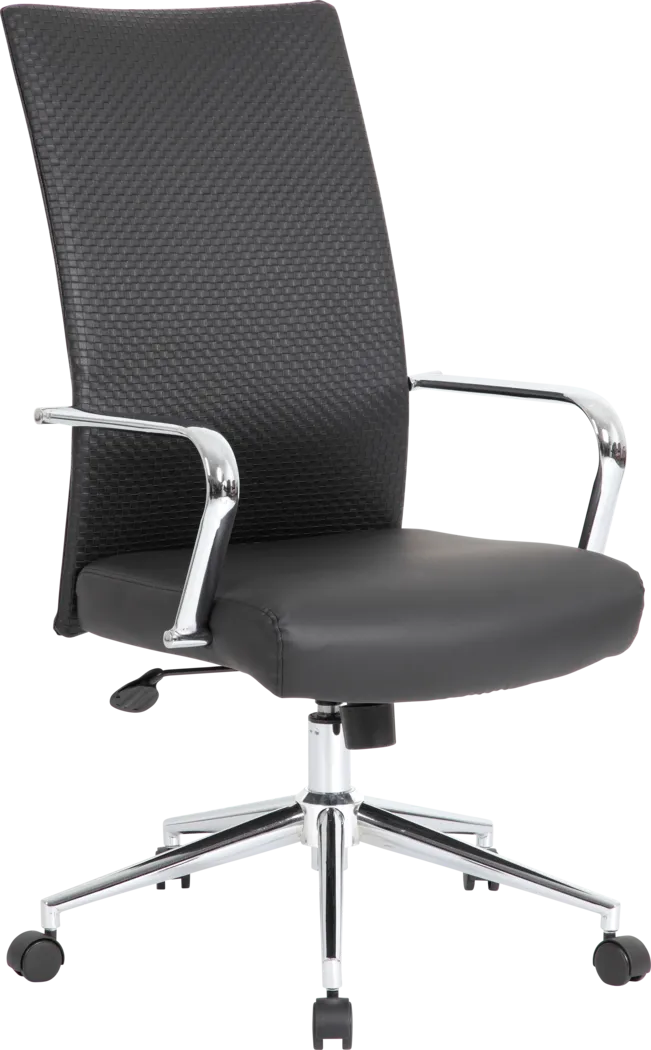 Burrey Black Office Chair - Thumbnail - Image 1