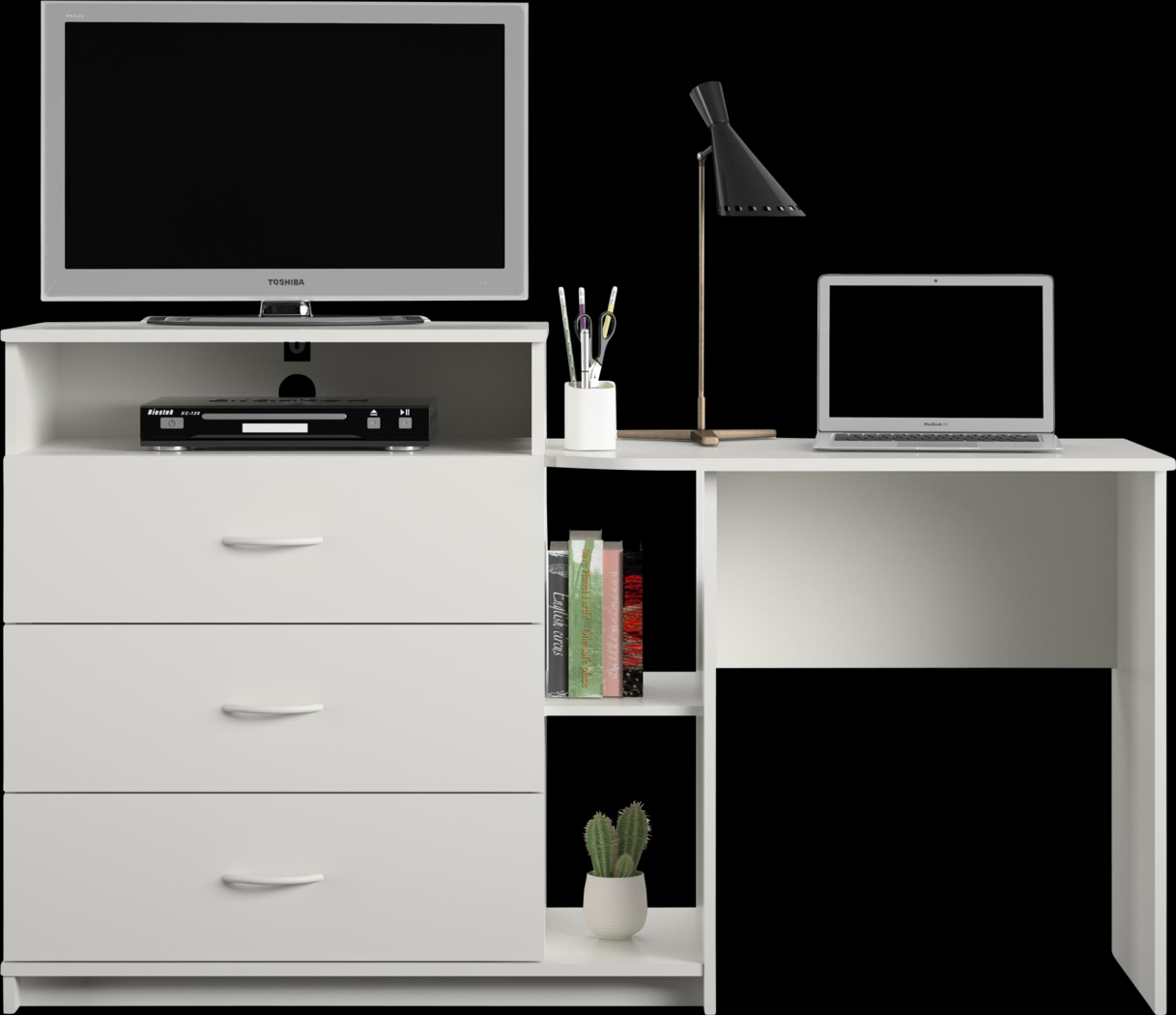 Burritt White Desk - Thumbnail - Image 2