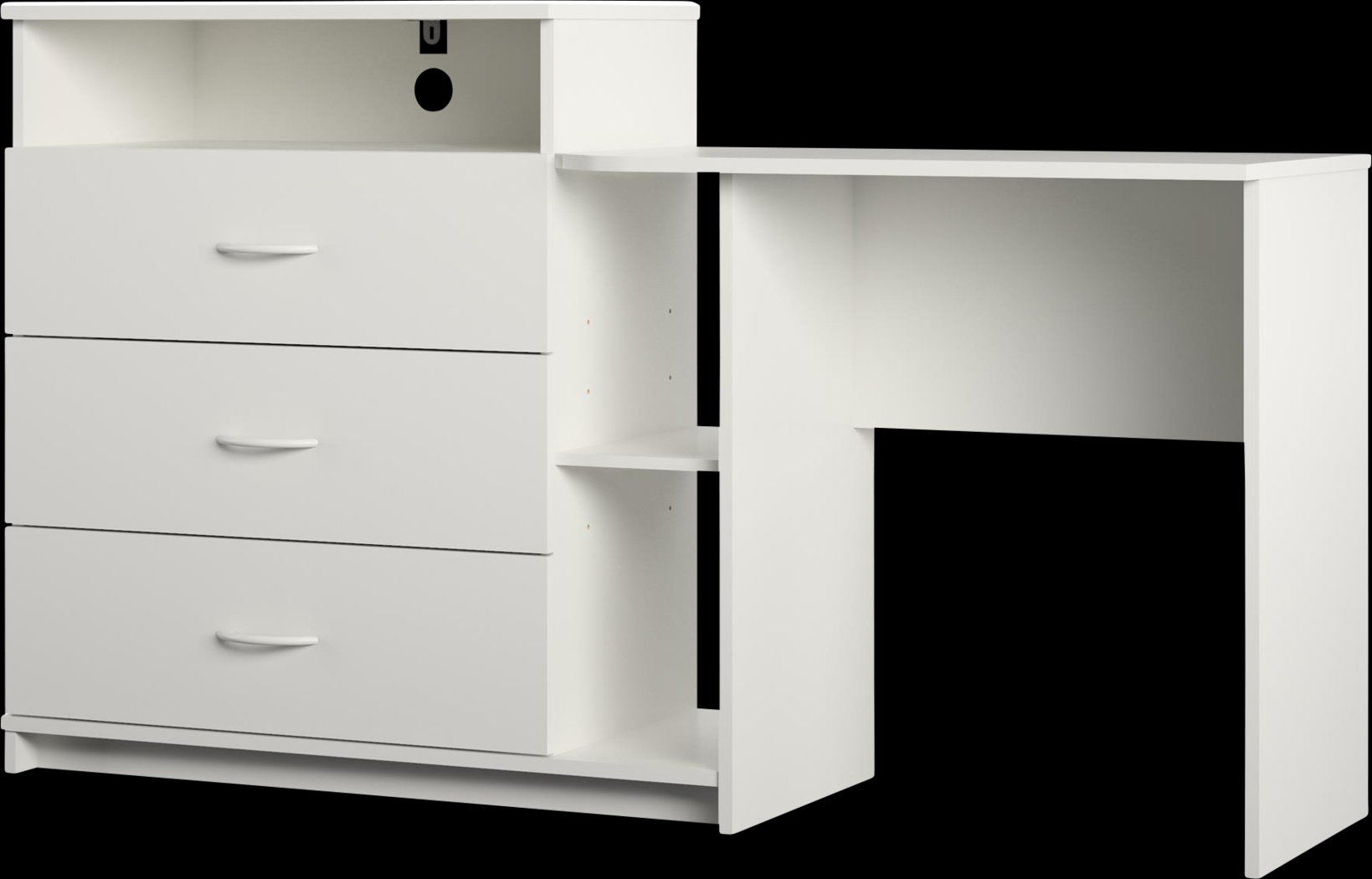 Burritt White Desk - Thumbnail - Image 3