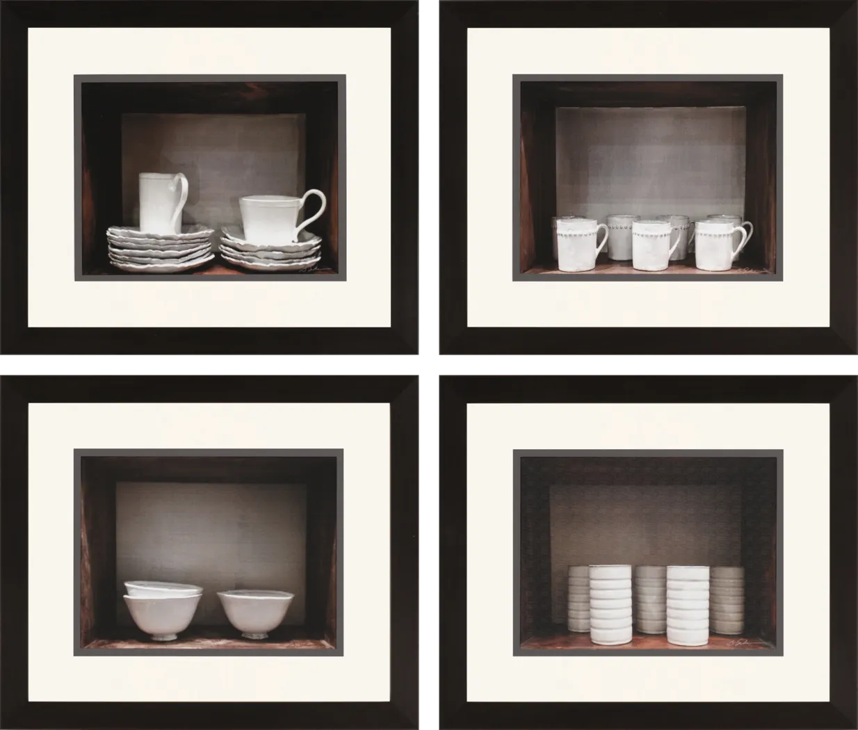 Burrwood Brown Set of 4 Artwork - Thumbnail - Image 1