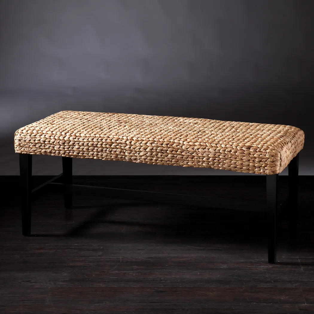 Bursard Black Accent Bench - Image 3