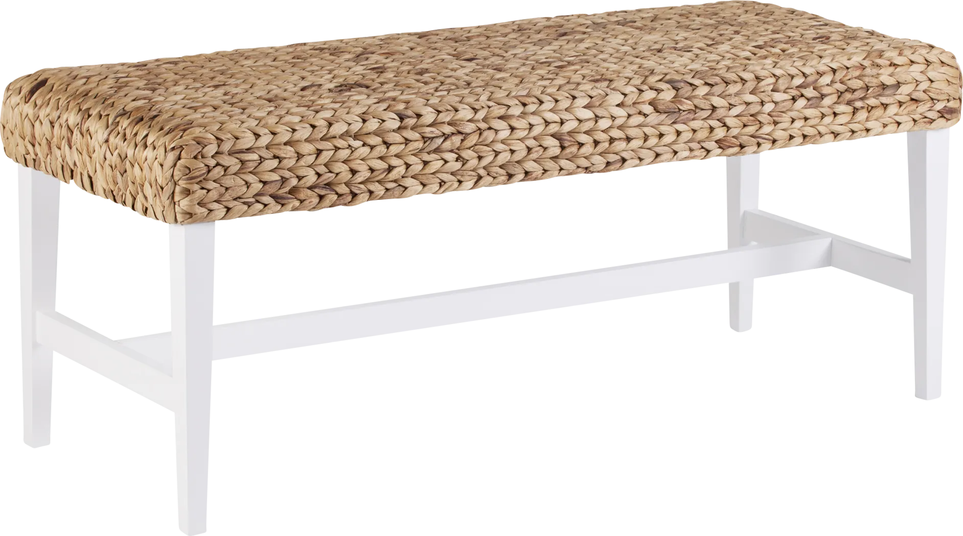 Bursard White Accent Bench - Thumbnail - Image 1