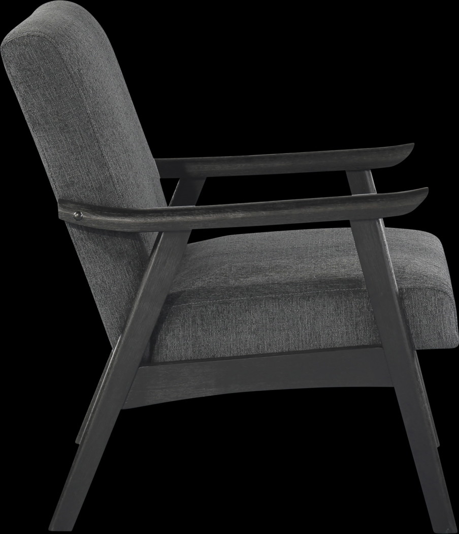 Bursch Gray Armchair - Thumbnail - Image 4