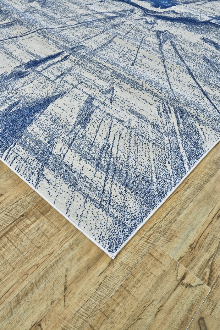 Burst Blue 5' x 8' Rug - Thumbnail - Image 4
