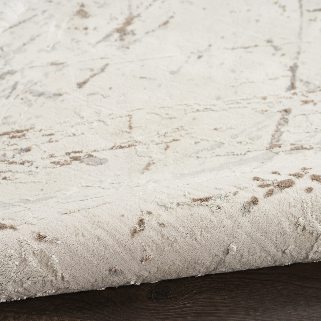 Burvern Cream/Gray 5'3 x 7'3 Rug - Thumbnail - Image 5