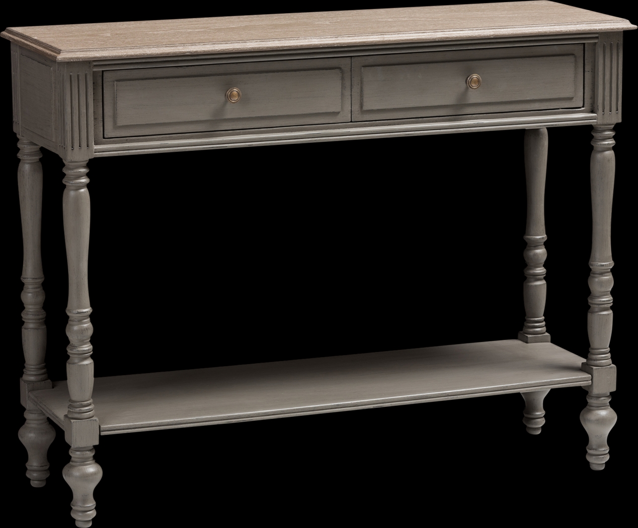 Busbee Brown Console Table - Thumbnail - Image 1