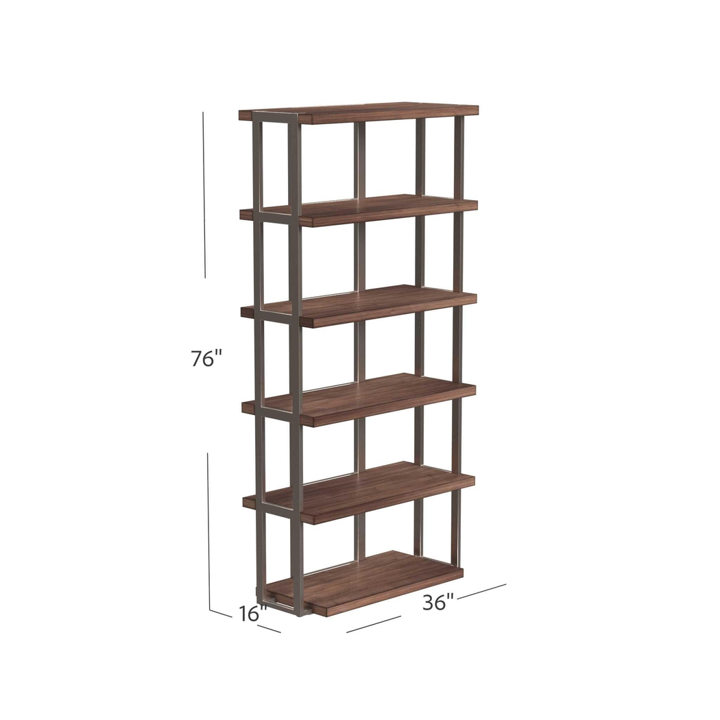 Busenbark Brown Bookcase - Thumbnail - Image 5