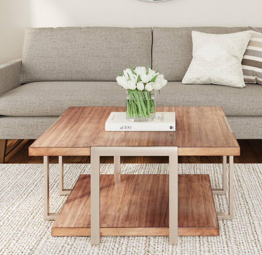 Busenbark Brown Cocktail Table - Thumbnail - Image 2