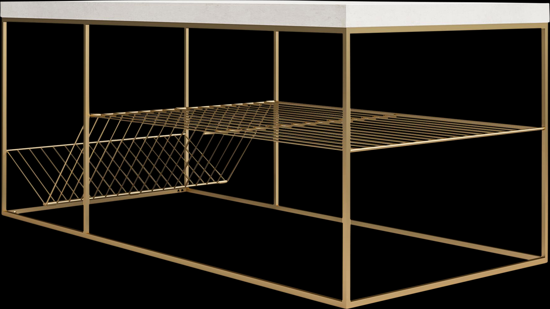 Bushey White Cocktail Table - Thumbnail - Image 4