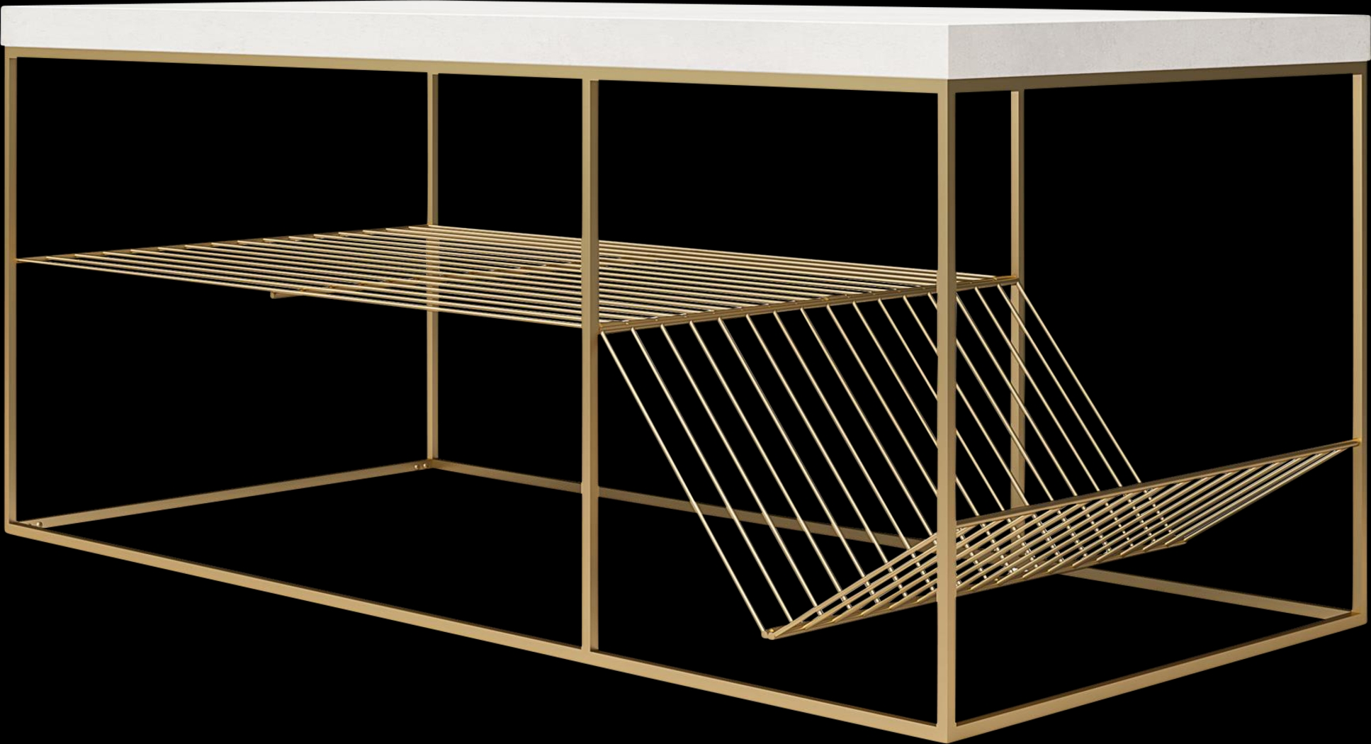 Bushey White Cocktail Table - Thumbnail - Image 5