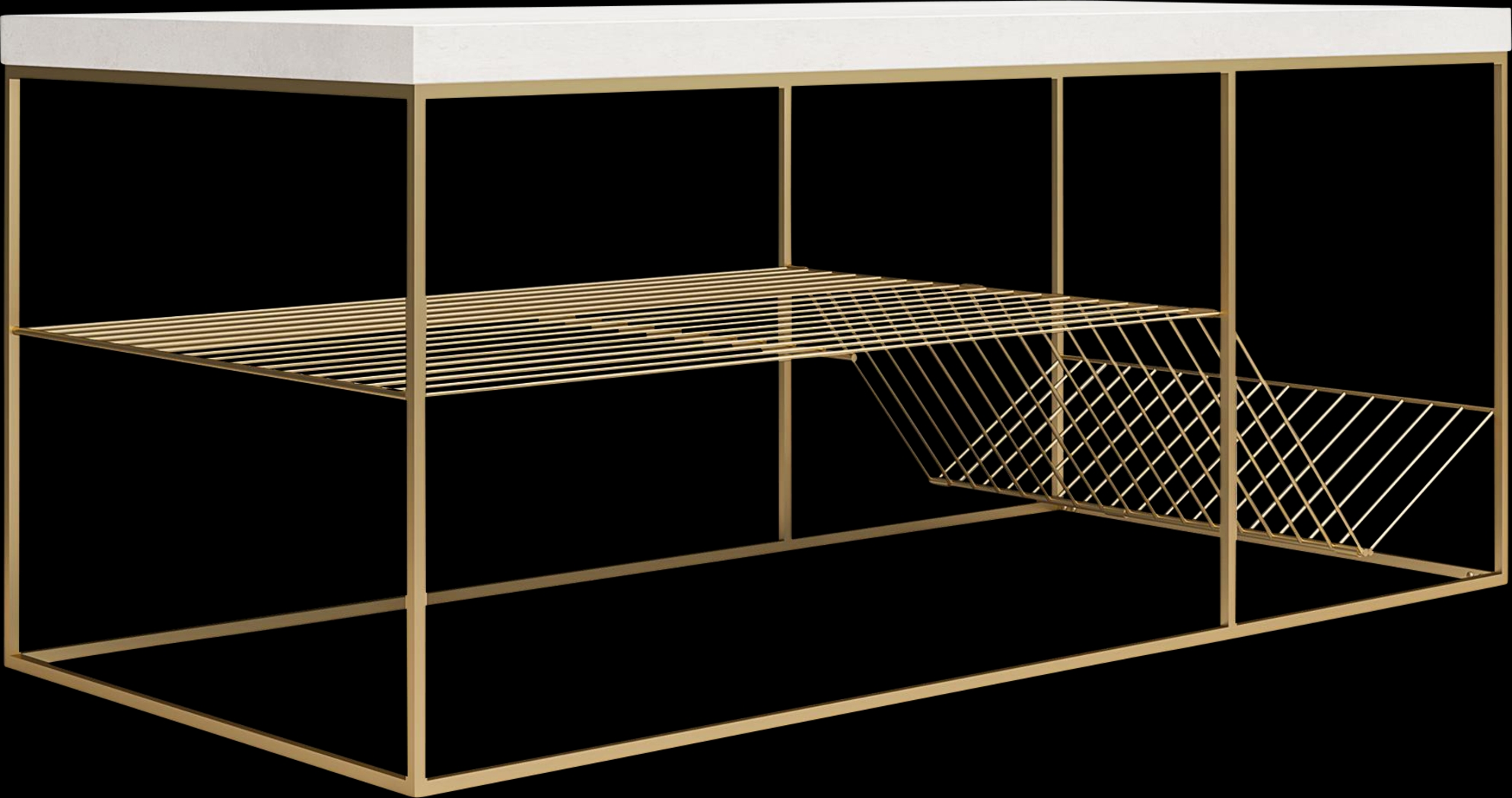 Bushey White Cocktail Table - Thumbnail - Image 6