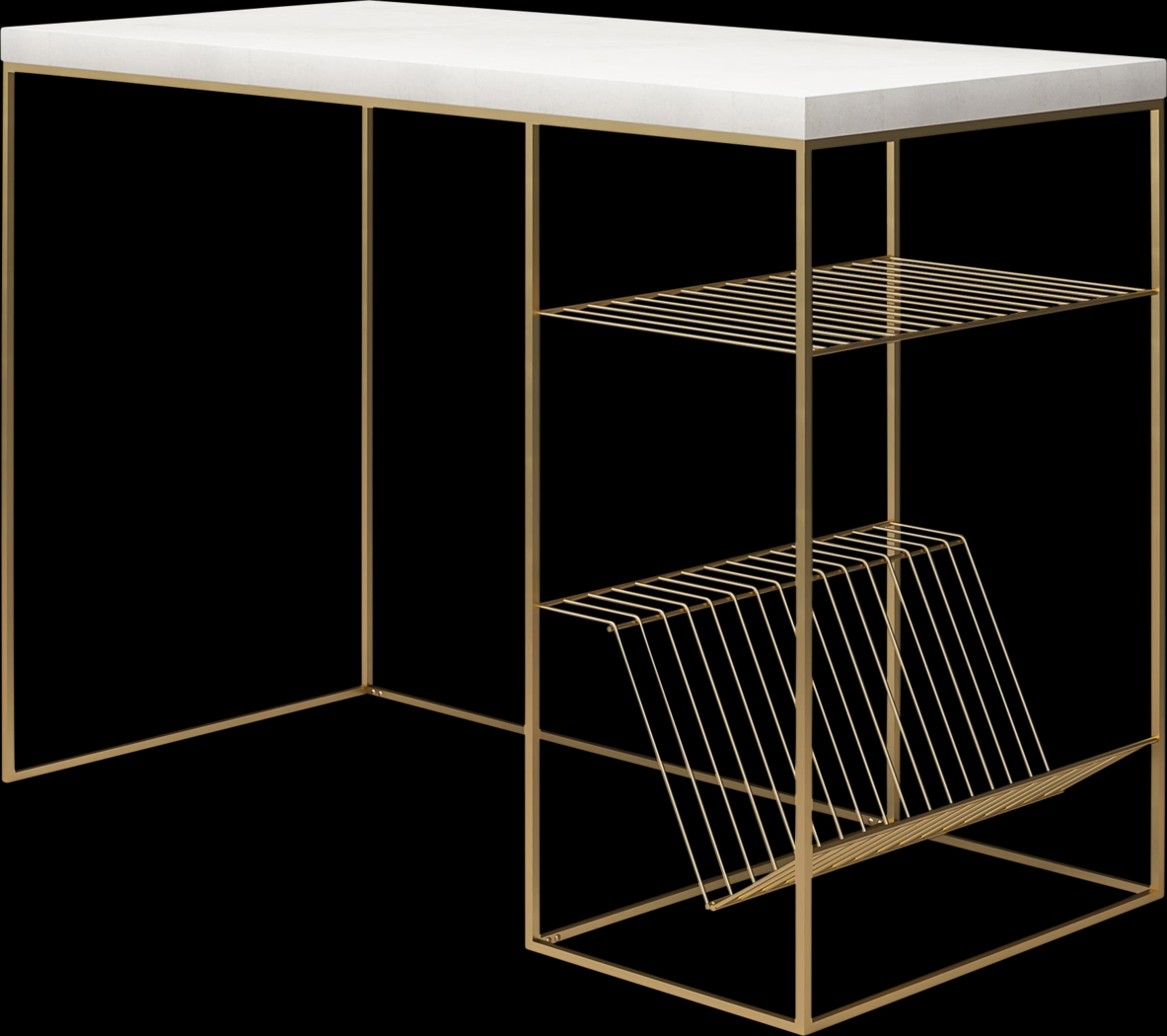 Bushey White Desk - Thumbnail - Image 4