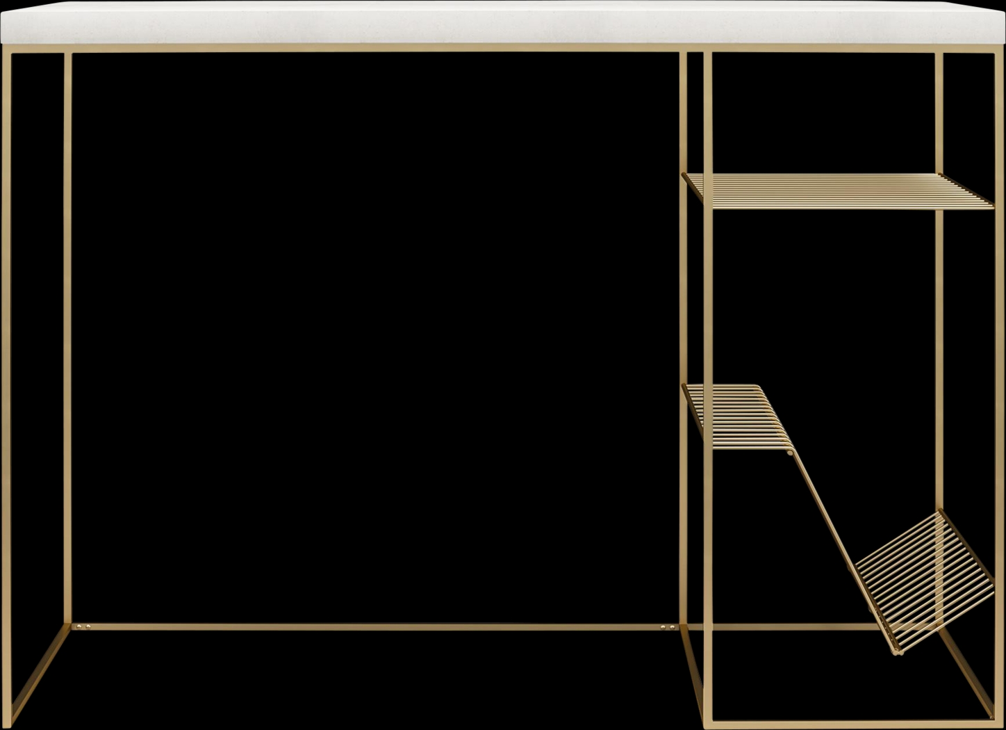 Bushey White Desk - Thumbnail - Image 6