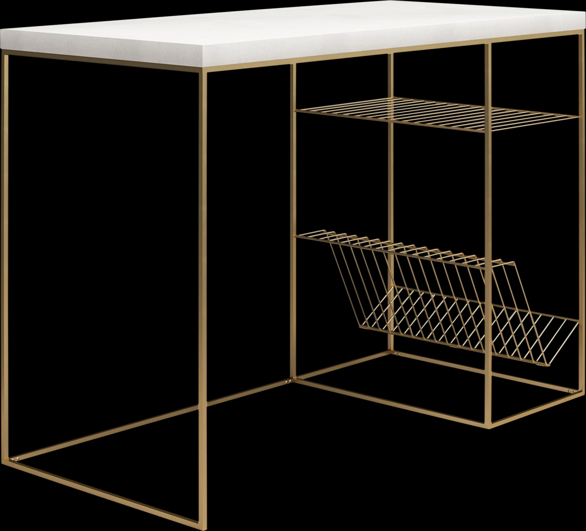 Bushey White Desk - Thumbnail - Image 1