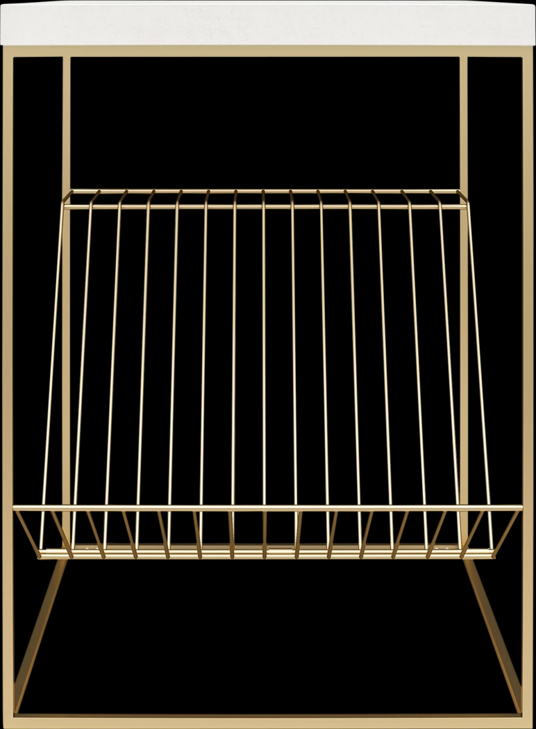 Bushey White End Table - Thumbnail - Image 8