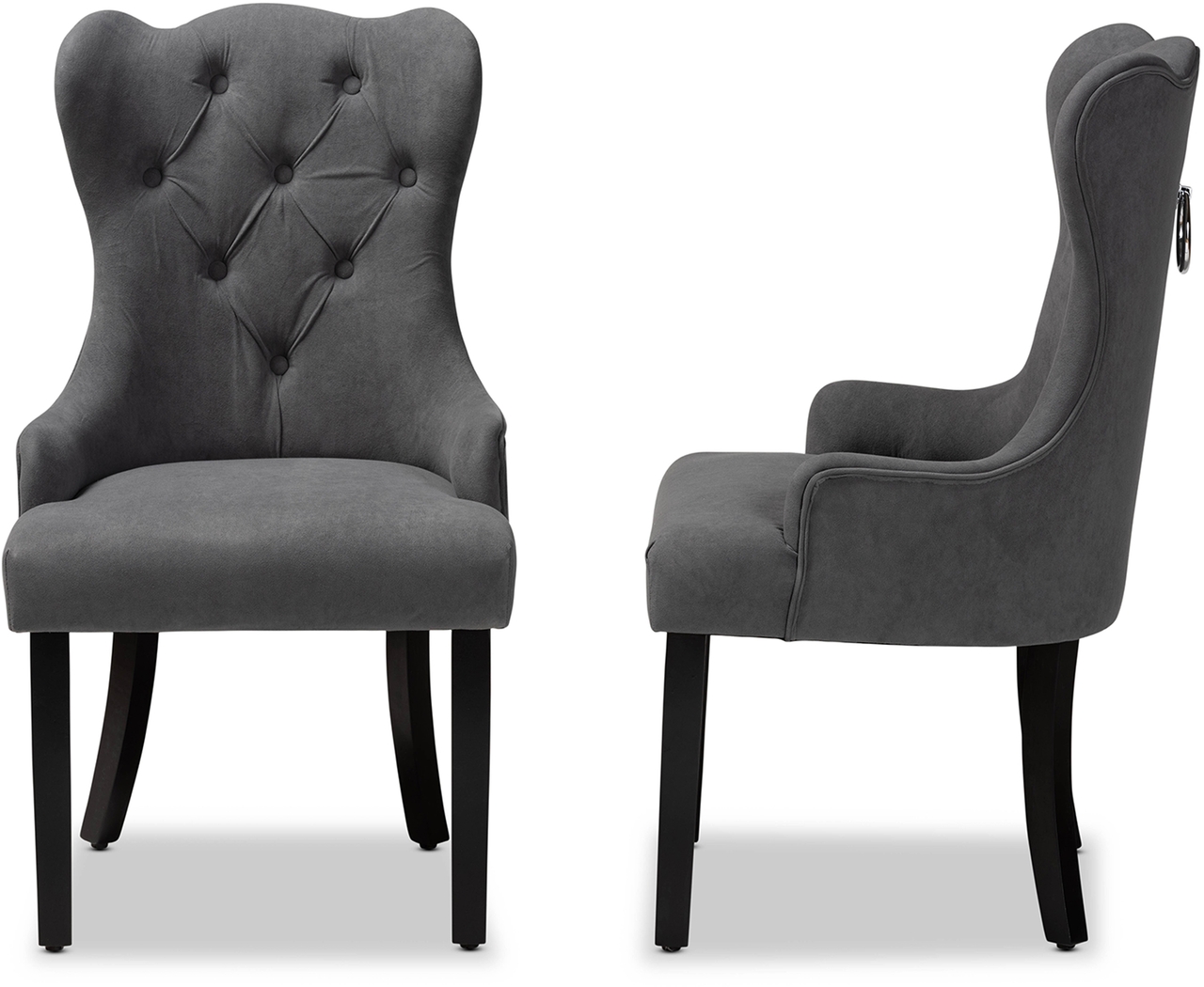Bushire Gray Dining Chairs, Set of 2 - Thumbnail - Image 3