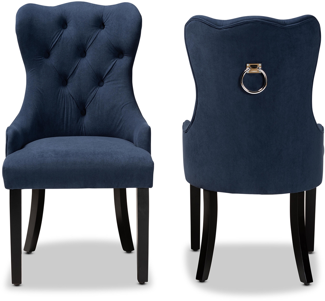 Bushire Navy Dining Chairs, Set of 2 - Thumbnail - Image 2