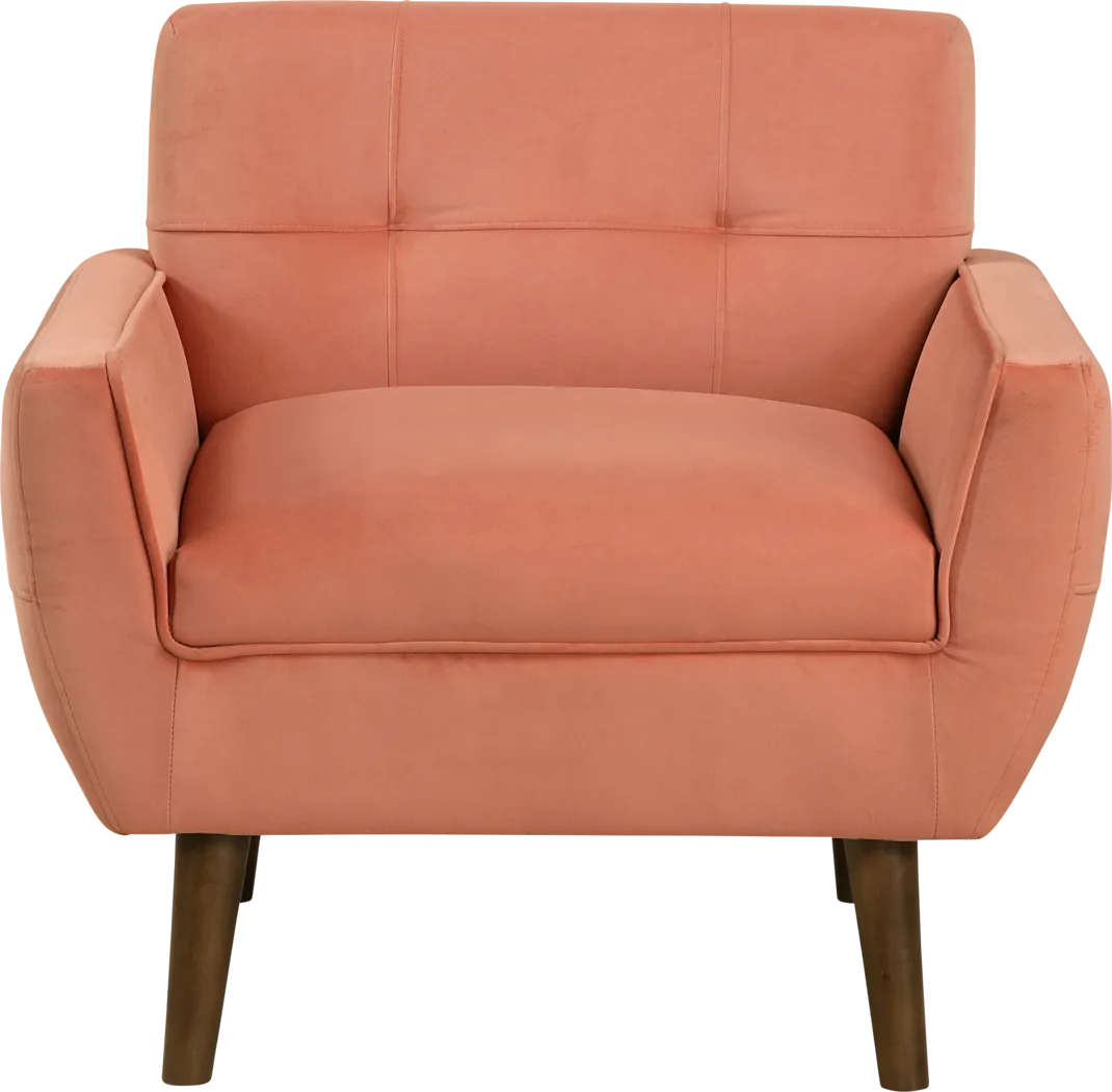 Butan Orange Accent Chair - Thumbnail - Image 5
