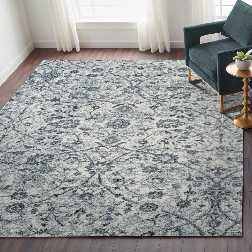 Buveta Blue 5' x 7'6 Rug - Thumbnail - Image 2