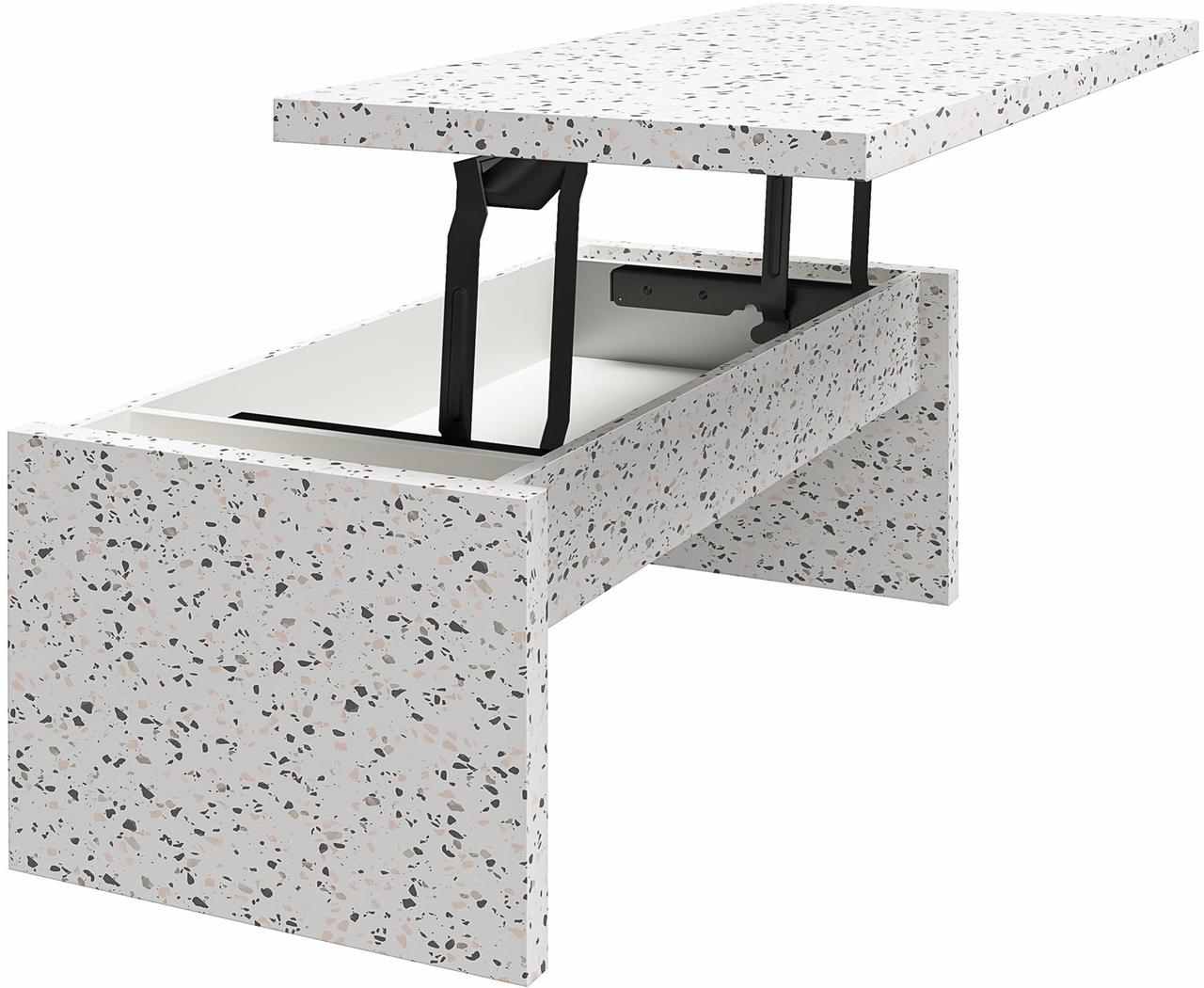 Buxhill Gray Lift Top Cocktail Table - Thumbnail - Image 5