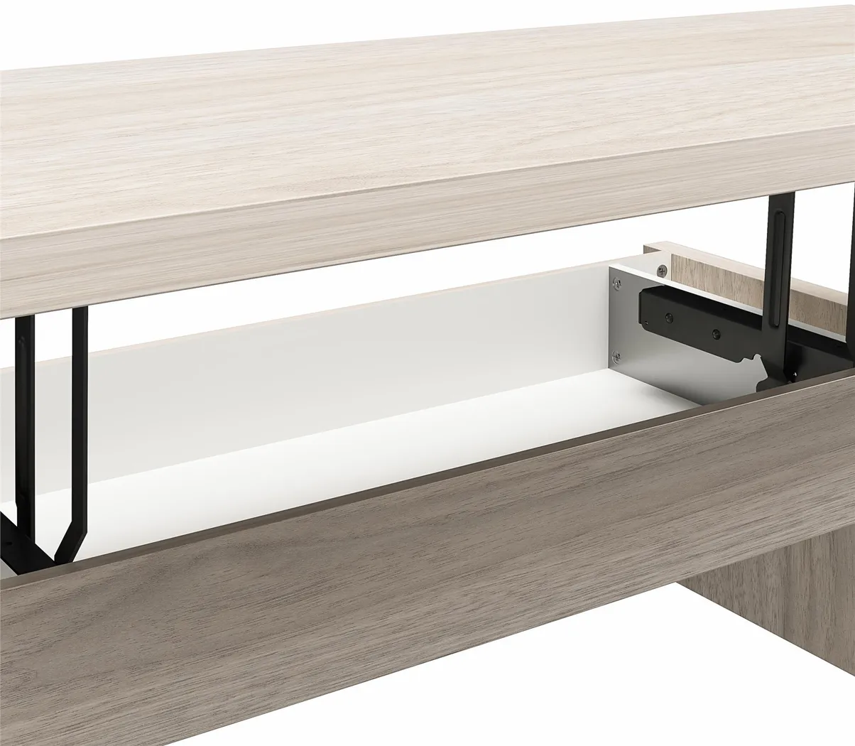 Buxhill Walnut Lift Top Cocktail Table - Thumbnail - Image 6