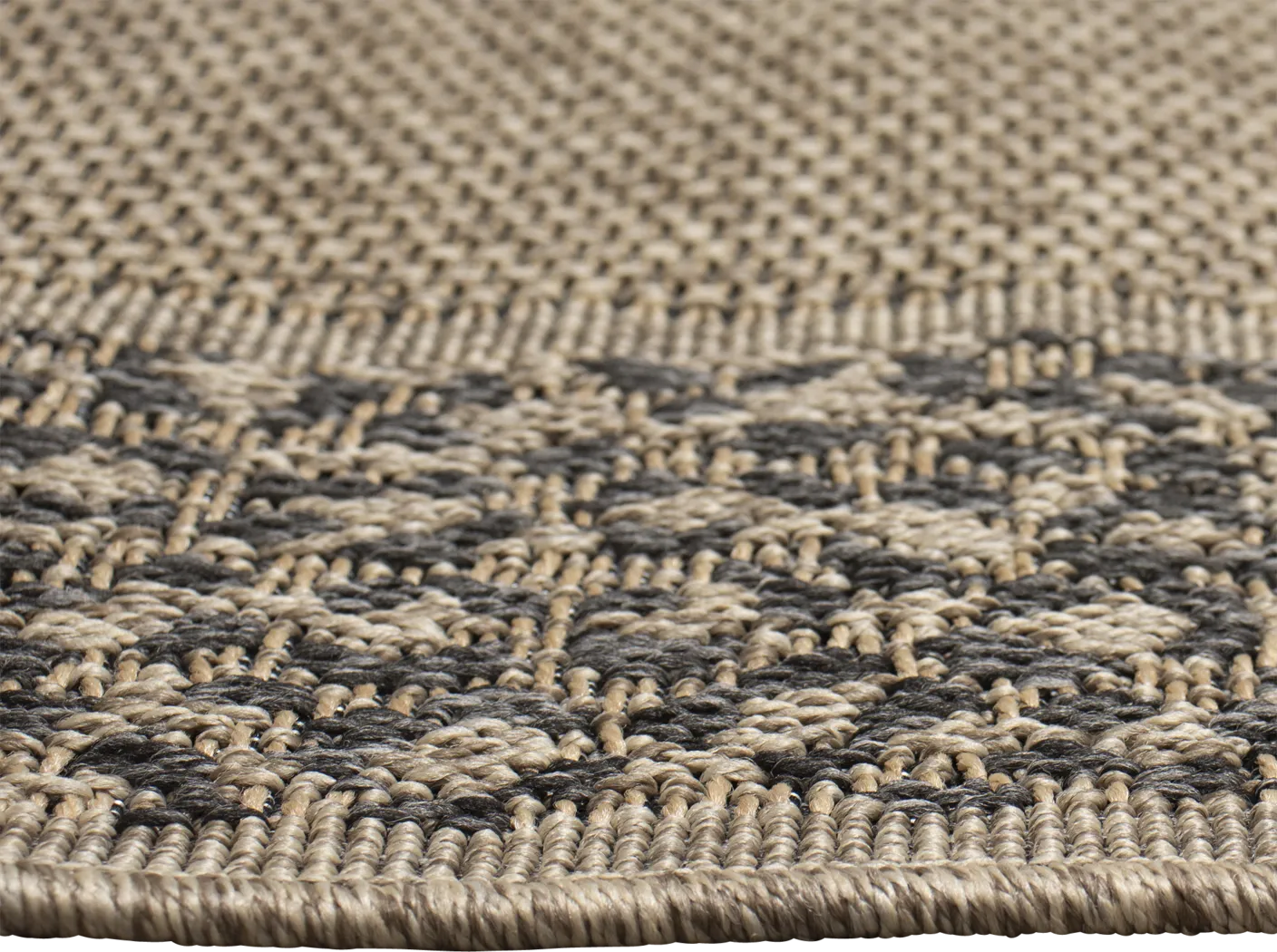 Buxia Taupe 5'3 x 7'3 Indoor/Outdoor Rug - Thumbnail - Image 7