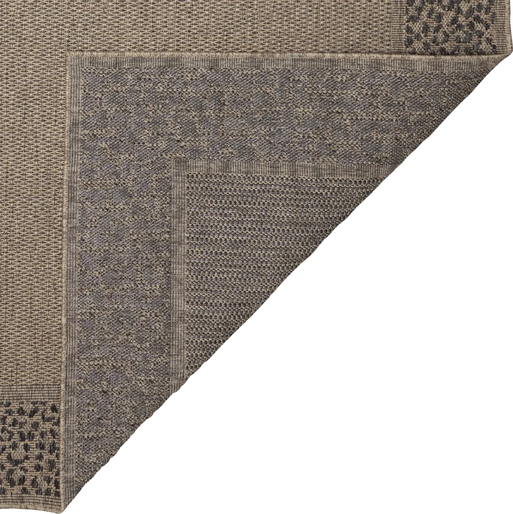 Buxia Taupe 7'10 Sqaure Indoor/Outdoor Rug - Thumbnail - Image 5