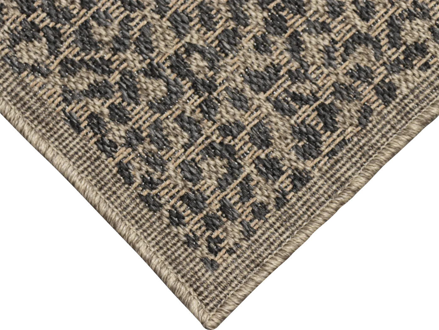 Buxia Taupe 7'10 Sqaure Indoor/Outdoor Rug - Thumbnail - Image 6