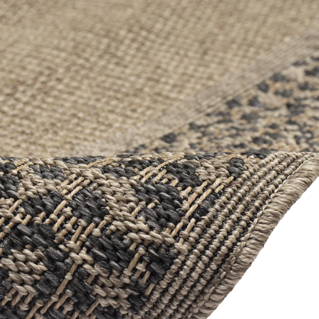 Buxia Taupe 7'10 Sqaure Indoor/Outdoor Rug - Thumbnail - Image 8