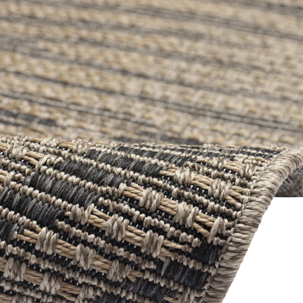 Buxia Taupe 7'10 x 9'10 Indoor/Outdoor Rug - Thumbnail - Image 8