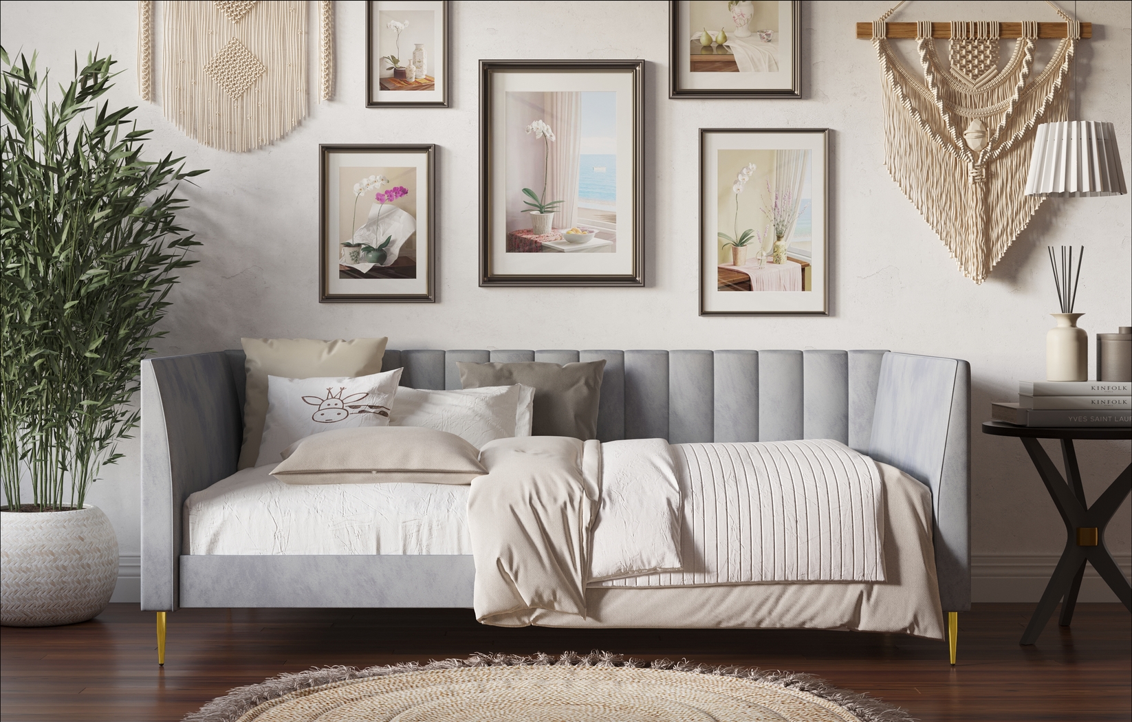 Buxmont Gray Twin Daybed - Thumbnail - Image 2